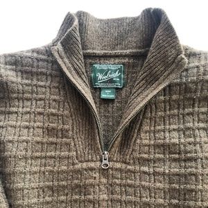 Woolrich Textured 1/4 Zip Sweater M's L